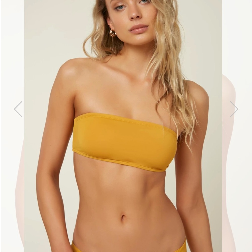 O’Neill Salt Water Solids Bandeau Bikini Top